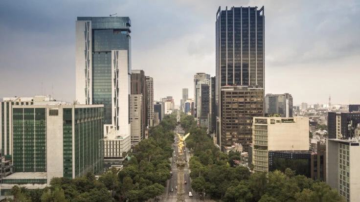 Aerial View Of Mexico City