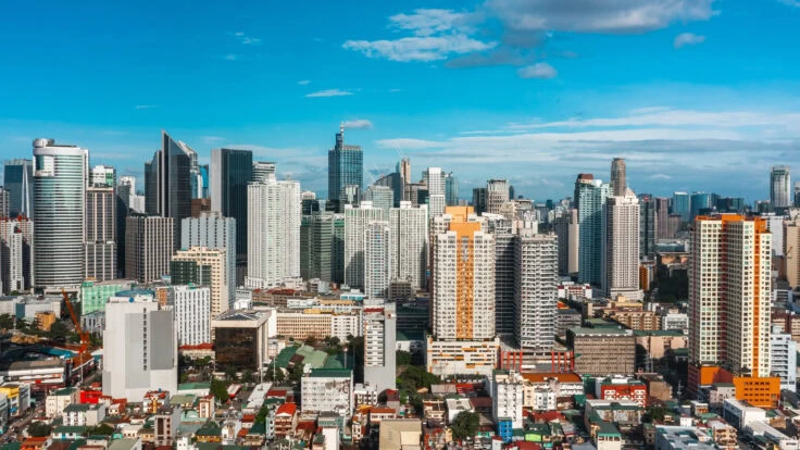 Aerial View Of Makati