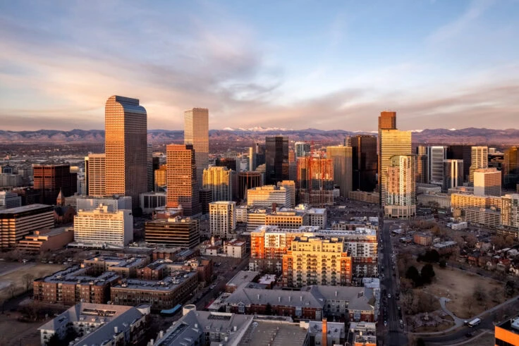Aerial View Of Denver
